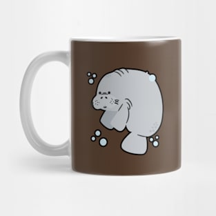 ❤️ Endangered Marine Mammal Species, Cute Manatee Mug